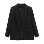 Casual Solid Color Slim Coats