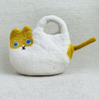 Lovely Cat Inspired Handmade Felt Handbag elevenforest