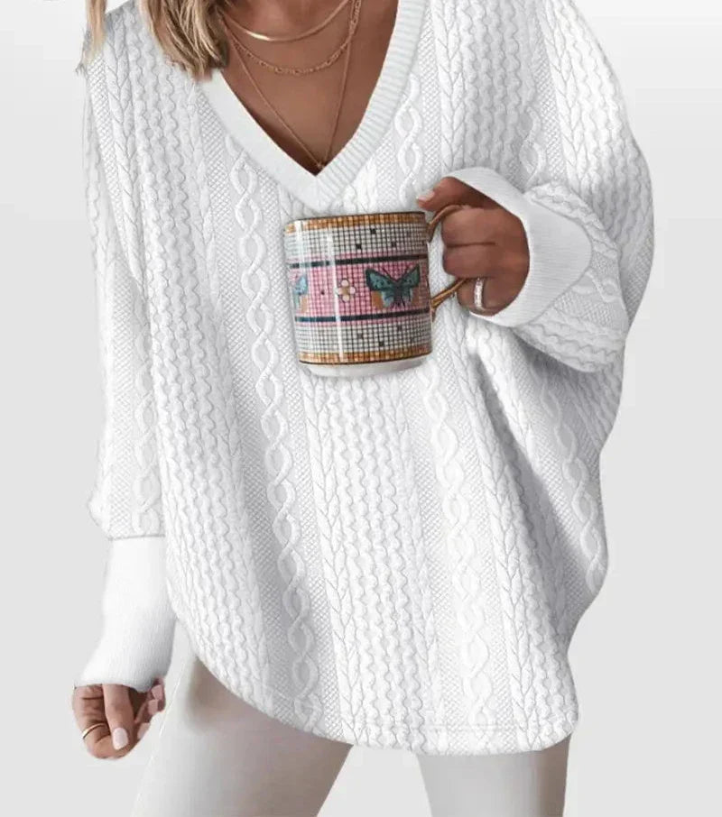 Pulover în stil vintage atemporal