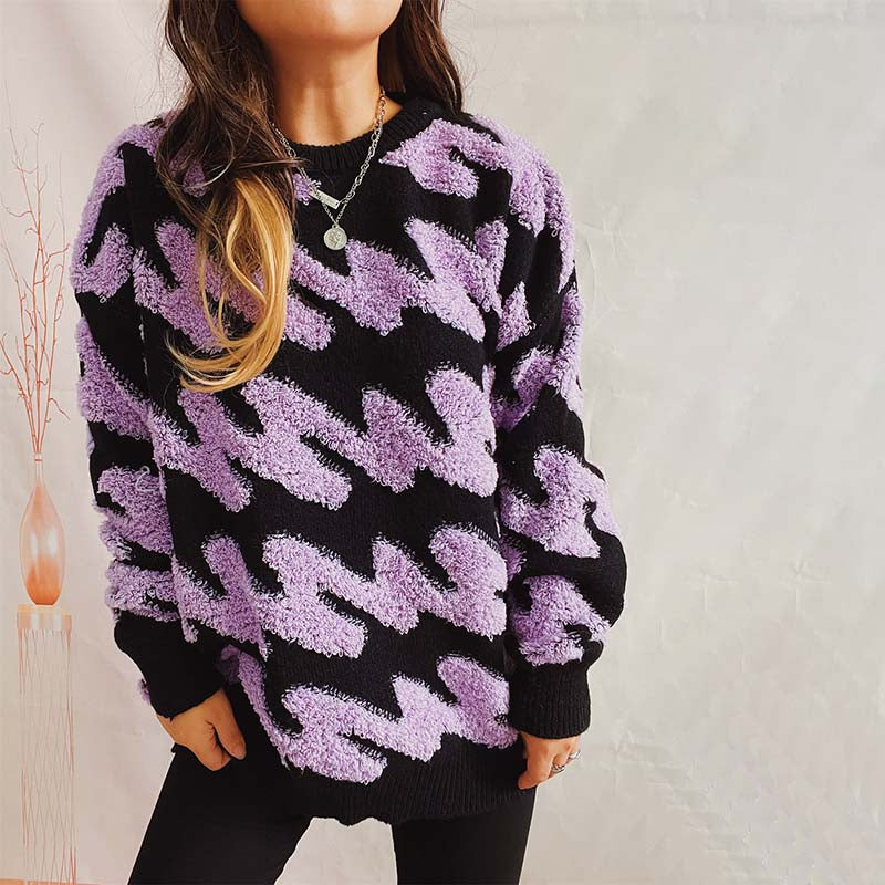 Pulover cu design grațios