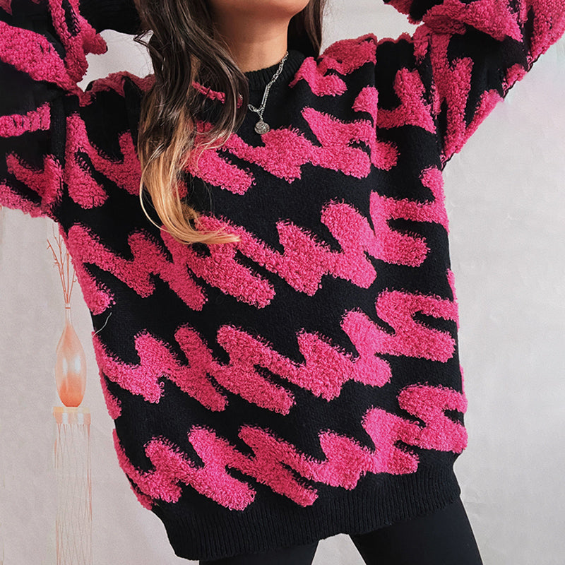 Pulover cu design grațios