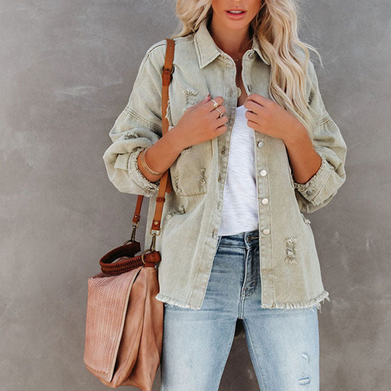 Long Sleeves Denim Jacket