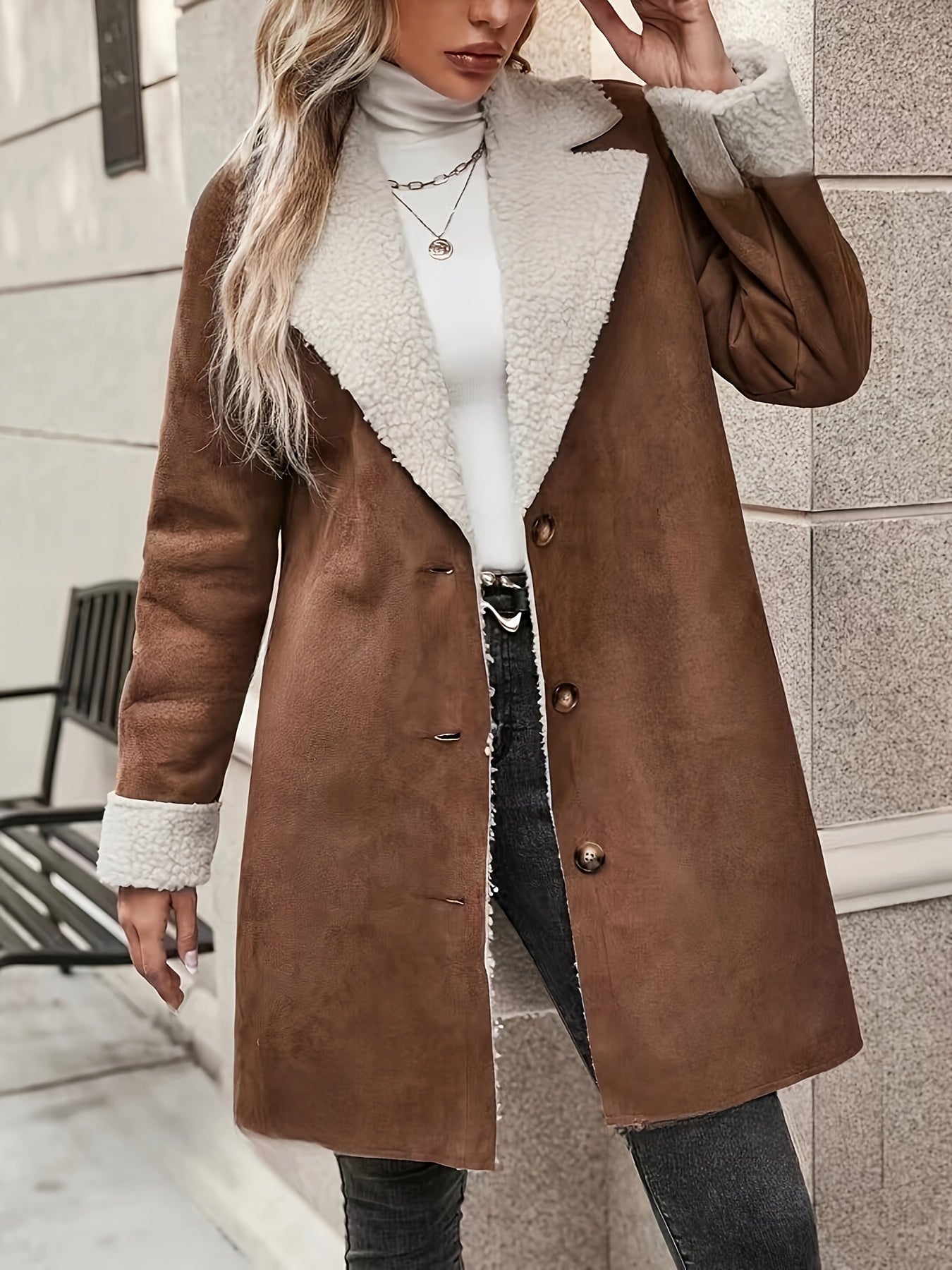 Jachetă cu design atent