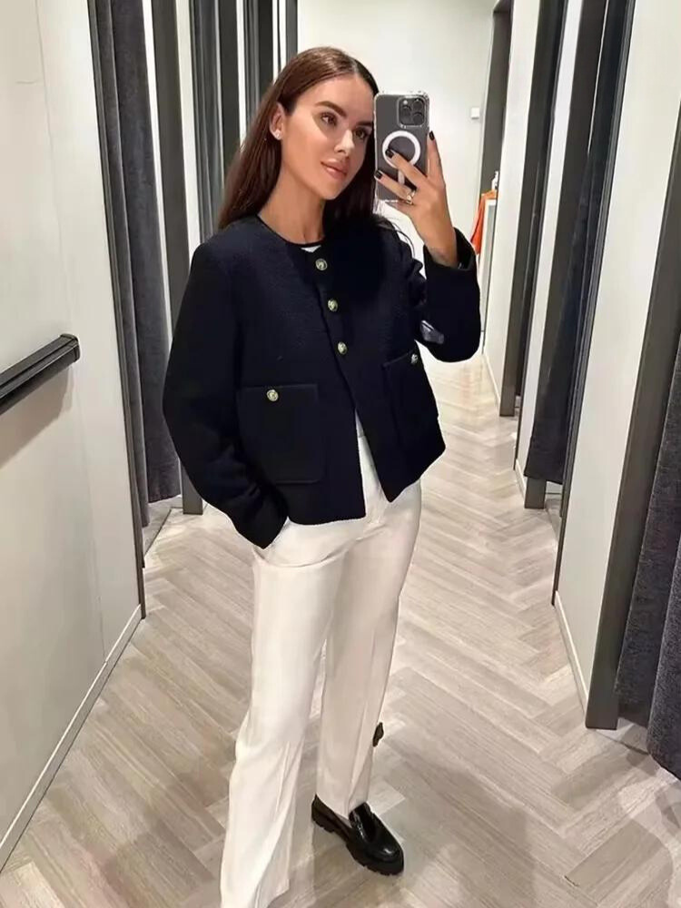 Jachetă în stil vintage atemporal