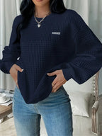 Pulover cu design clasic