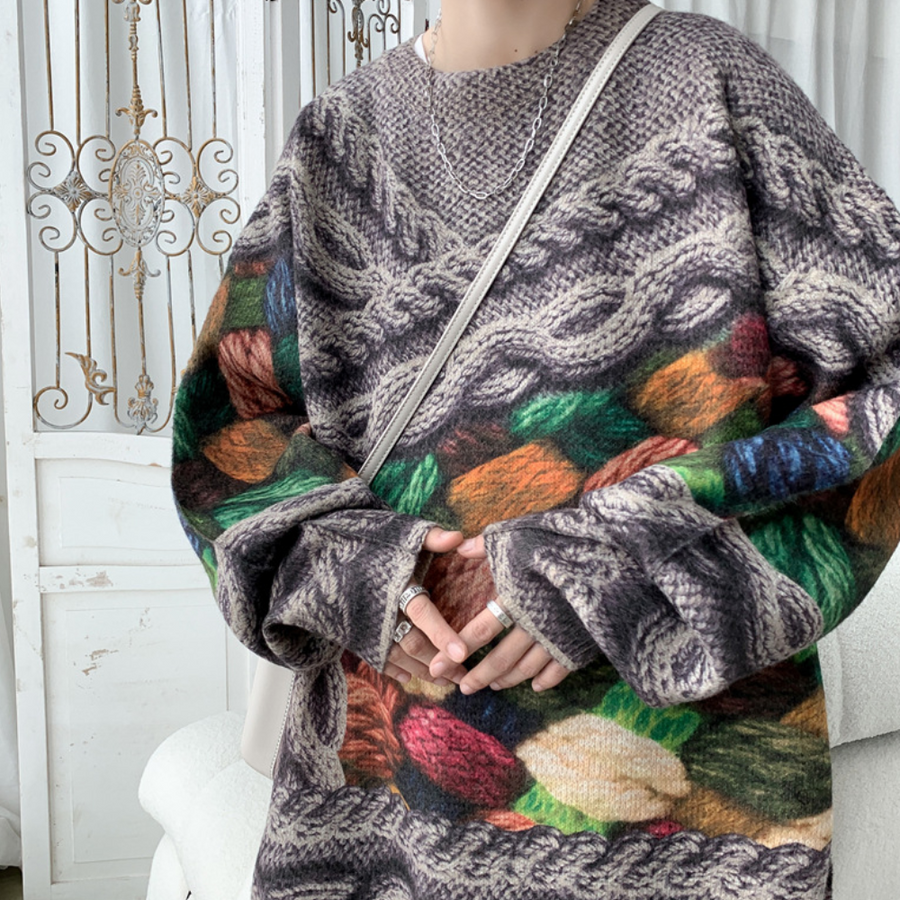 Pulover cu design clasic