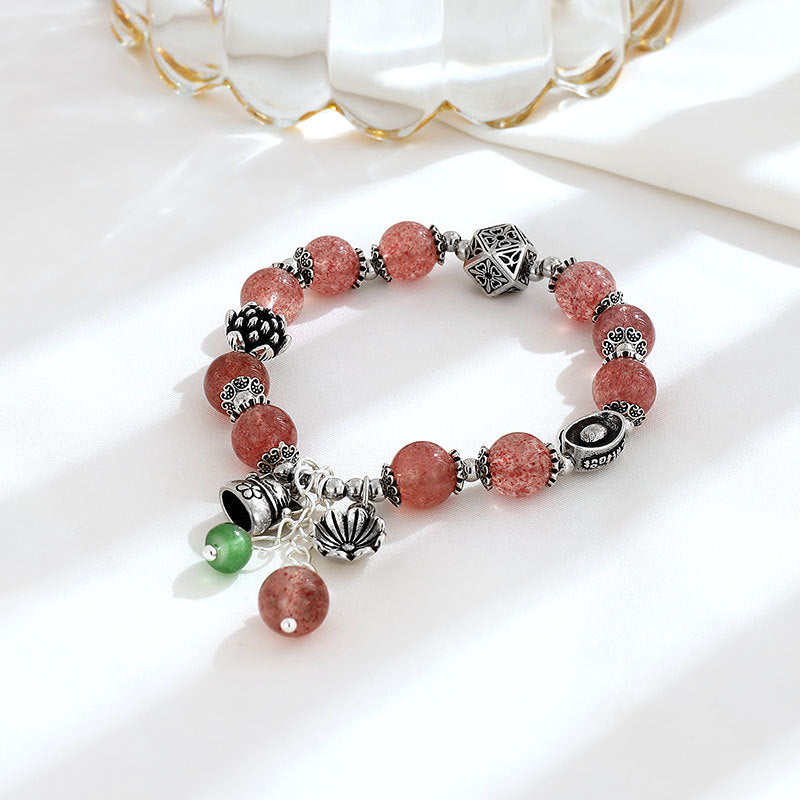 Argint Brățară clasic cu farmec atemporal