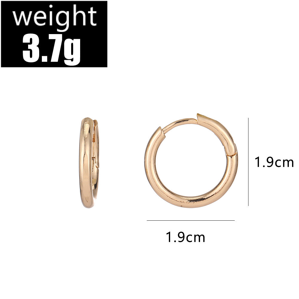 Aur Cercel clasic cu farmec atemporal