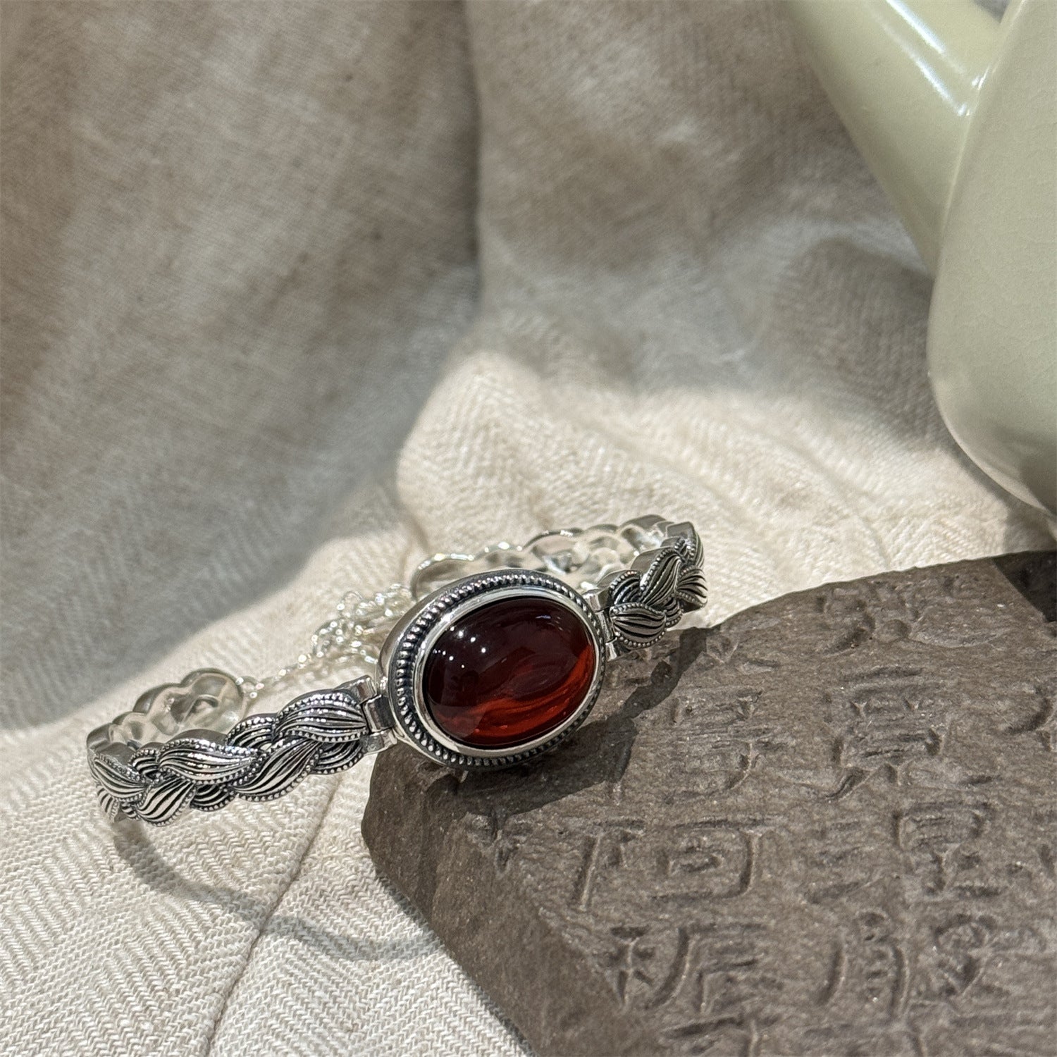 Argint Brățară clasic cu farmec atemporal