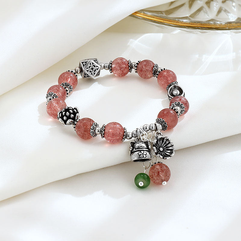 Argint Brățară clasic cu farmec atemporal