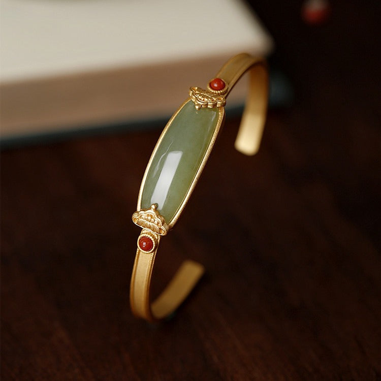 Aur Brățară clasic cu farmec atemporal