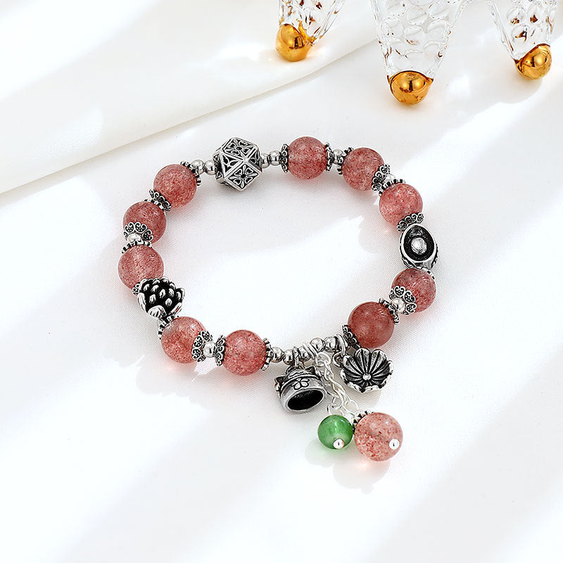 Argint Brățară clasic cu farmec atemporal