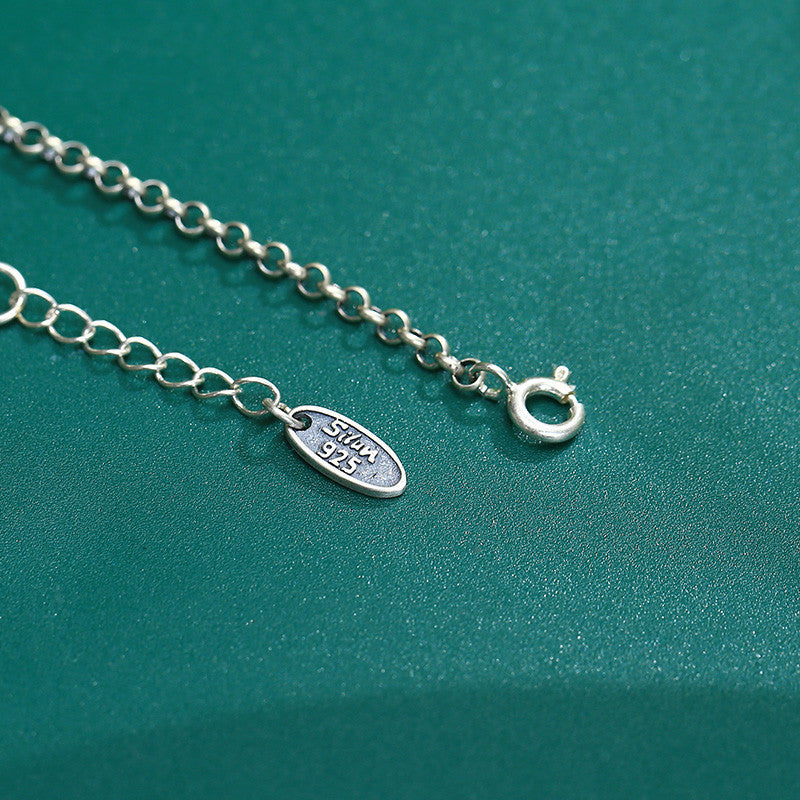 Argint Brățară de gleznă clasic cu farmec atemporal