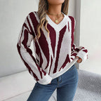 Pulover cu design clasic