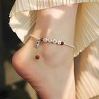 Argint Brățară de gleznă frumos cu stil unic