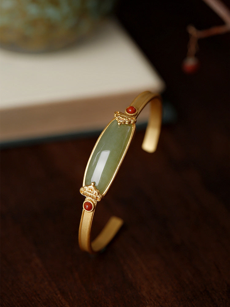 Aur Brățară clasic cu farmec atemporal