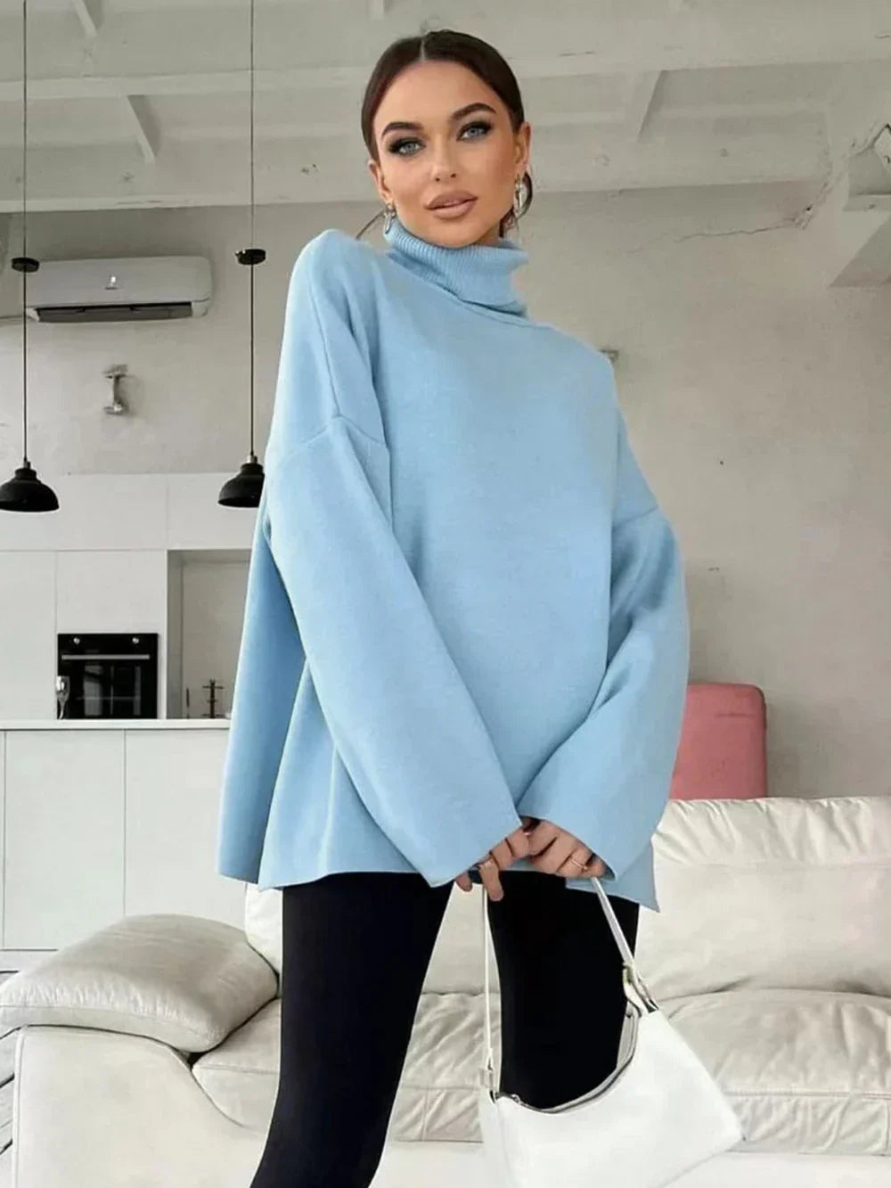 Pulover cu design grațios