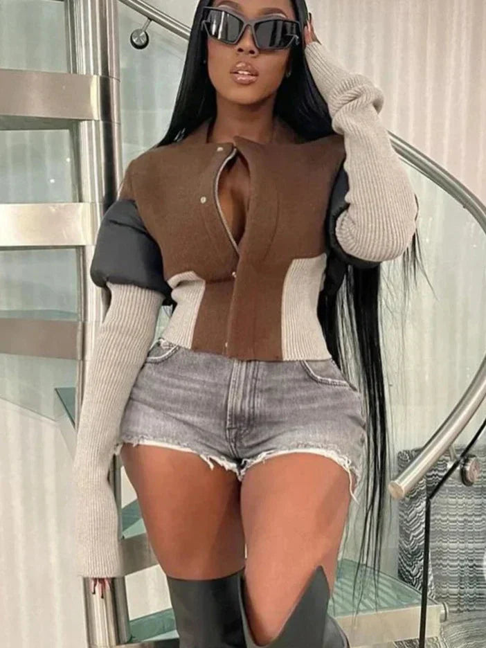 Jachetă cu design atent