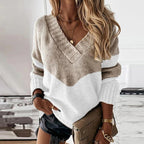 Pulover cu design atent