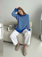 Pulover cu design atent