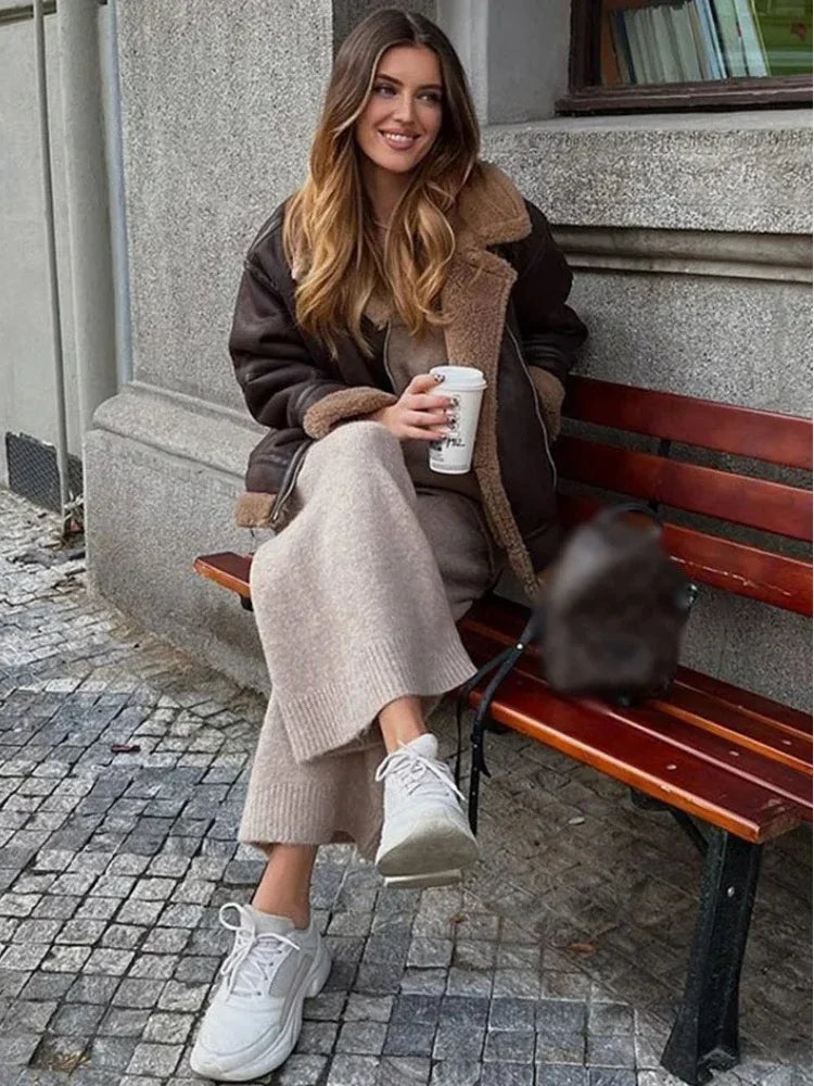 Jachetă cu inspirație vintage