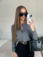 Pulover în stil vintage atemporal