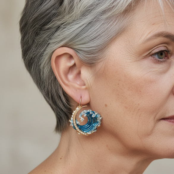 Cercel uimitor pentru purtare zilnică