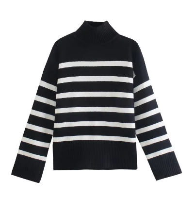 Pulover în stil vintage atemporal