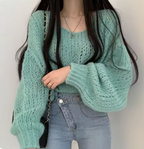 Pulover cu design atent